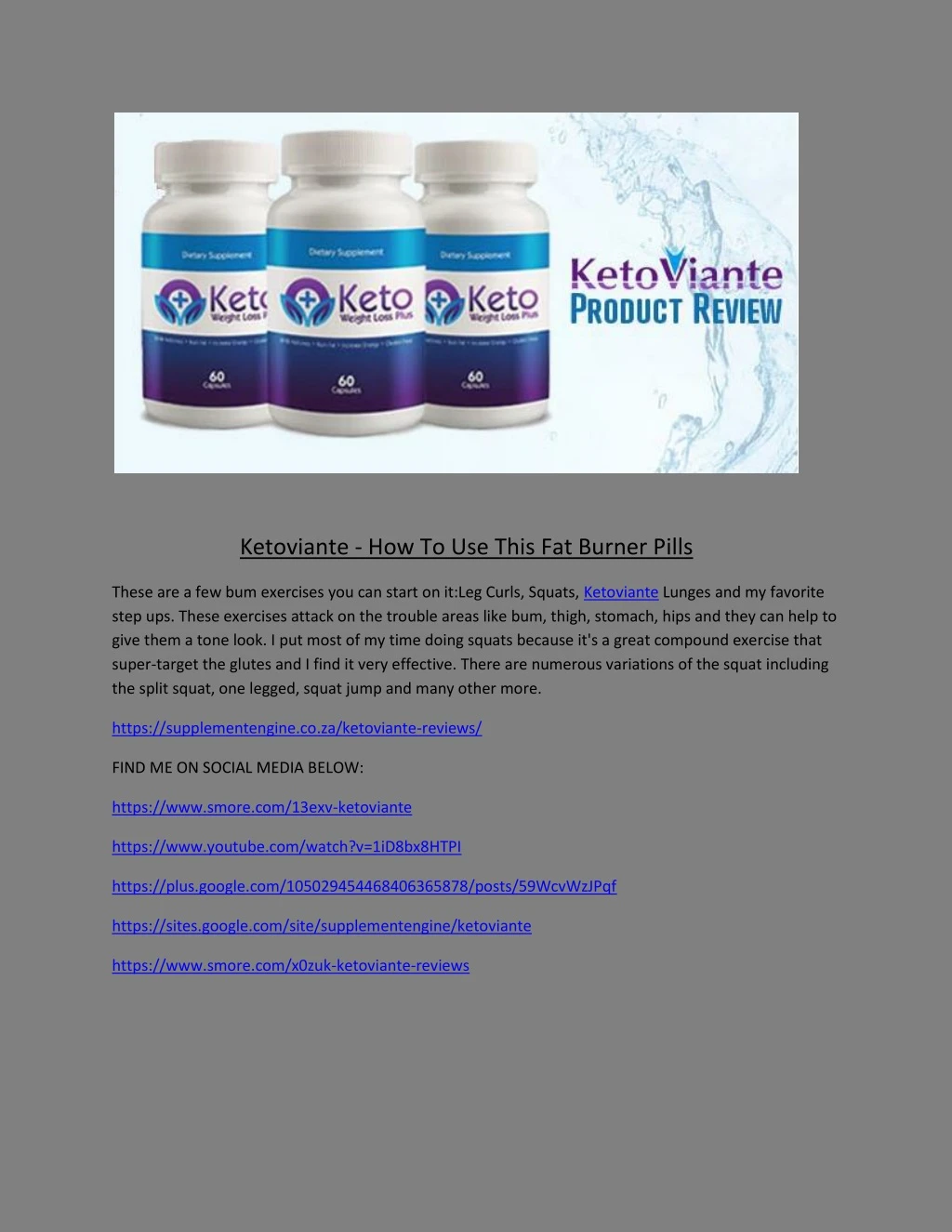 ketoviante how to use this fat burner pills