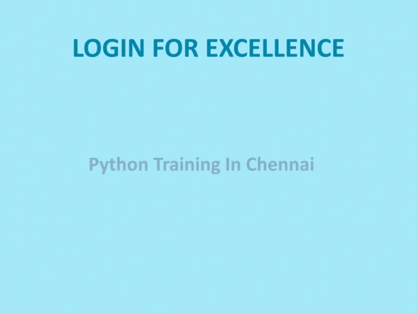 Python the Ultimate Language