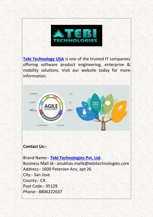 Tebi Technology in the USA | Tebi Technology