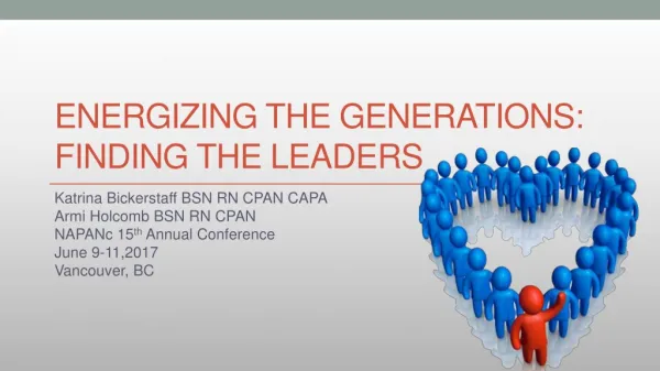Energizing the Generations: Finding the Leaders