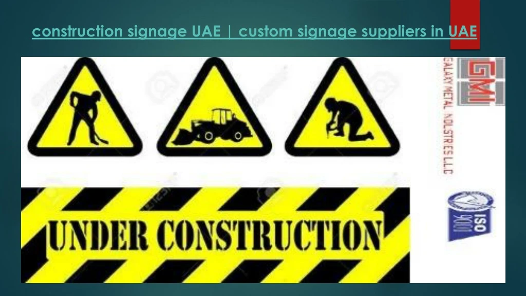 construction signage uae custom signage suppliers