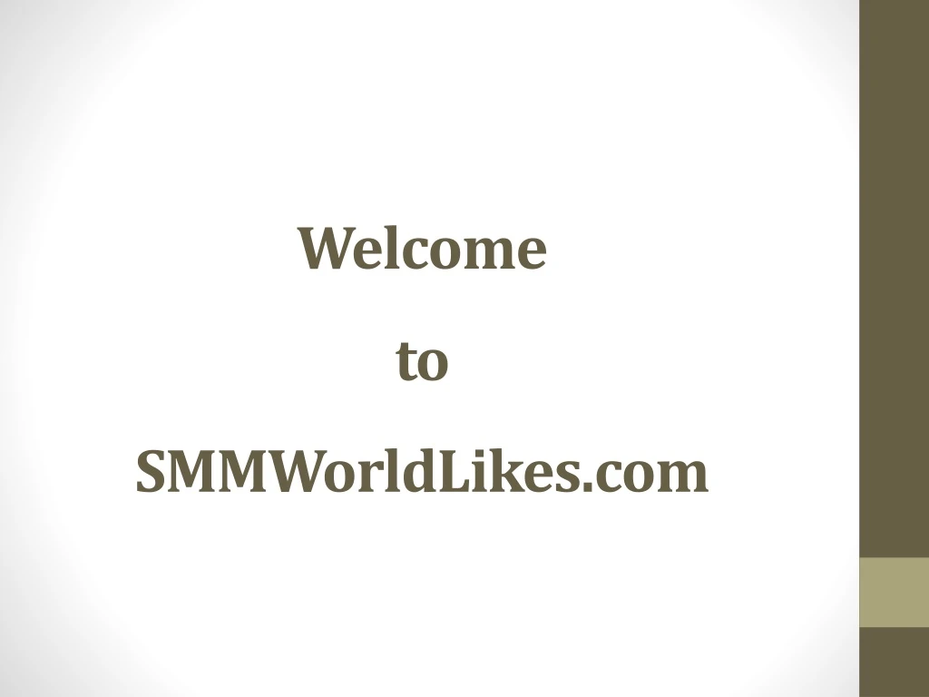 welcome to smmworldlikes com