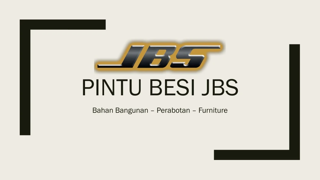 pintu besi jbs