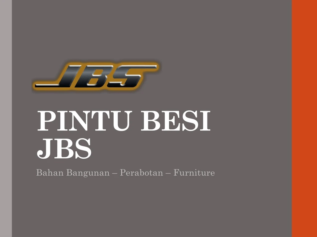 pintu besi jbs bahan bangunan perabotan furniture