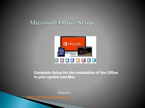 microsoft office setup