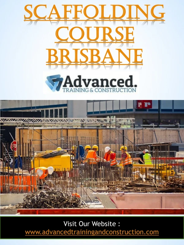 Scaffolding Course Brisbane