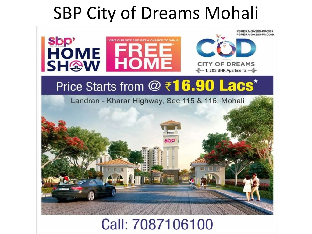 sbp city of dreams mohali