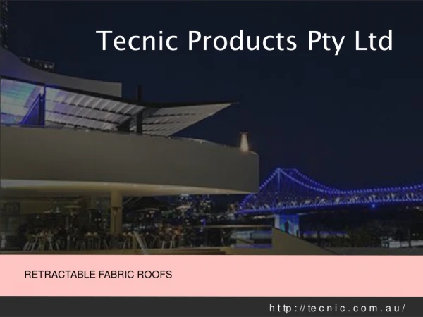 Architectural Retractable Roof Systems