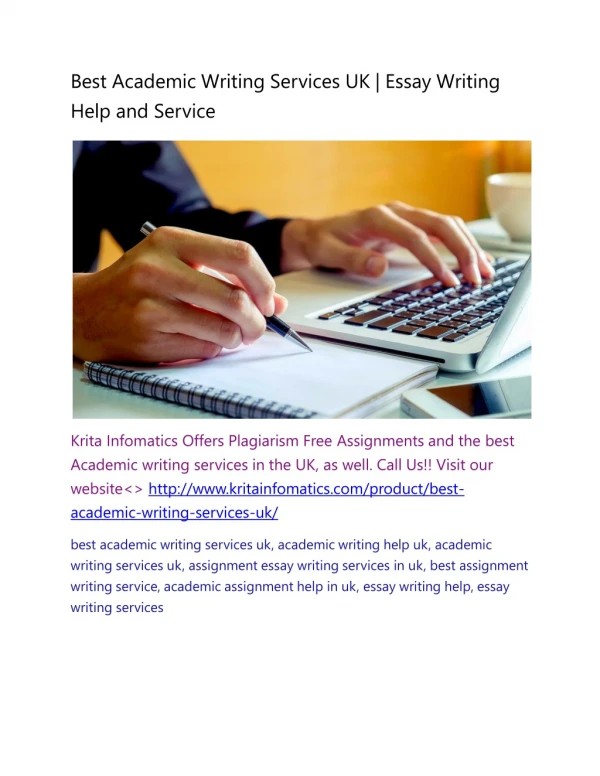 Best Academic Writing Services UK | Essay Writing Help and Service