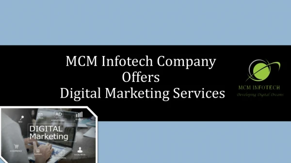 Best Digital Marketing Company | MCM Infotech
