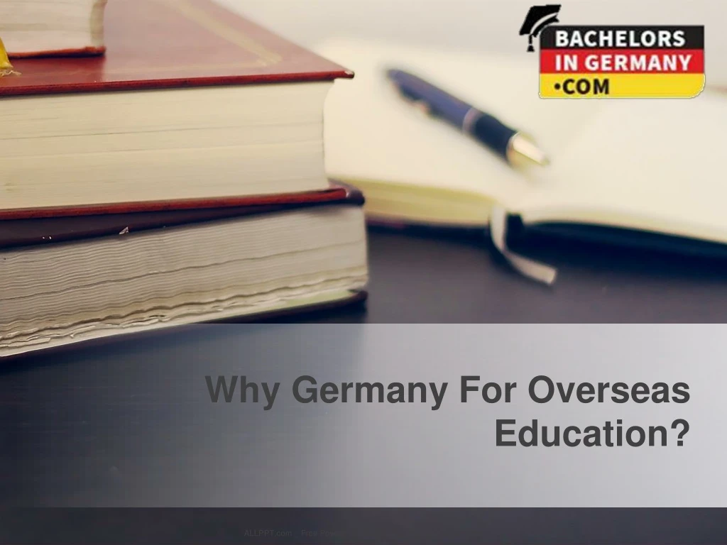 why germany for overseas education