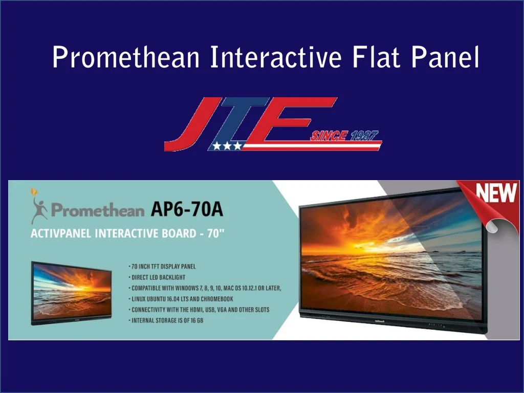 promethean interactive flat panel