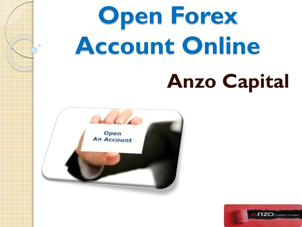 open forex account online