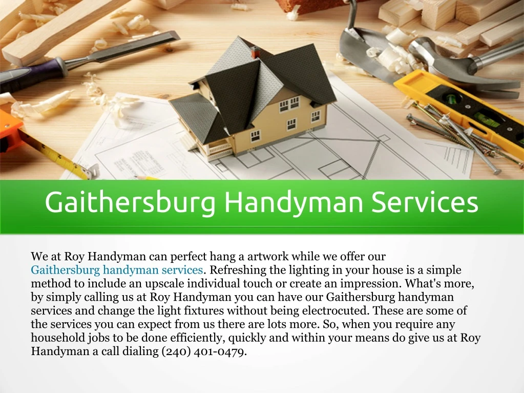 gaithersburg handyman services