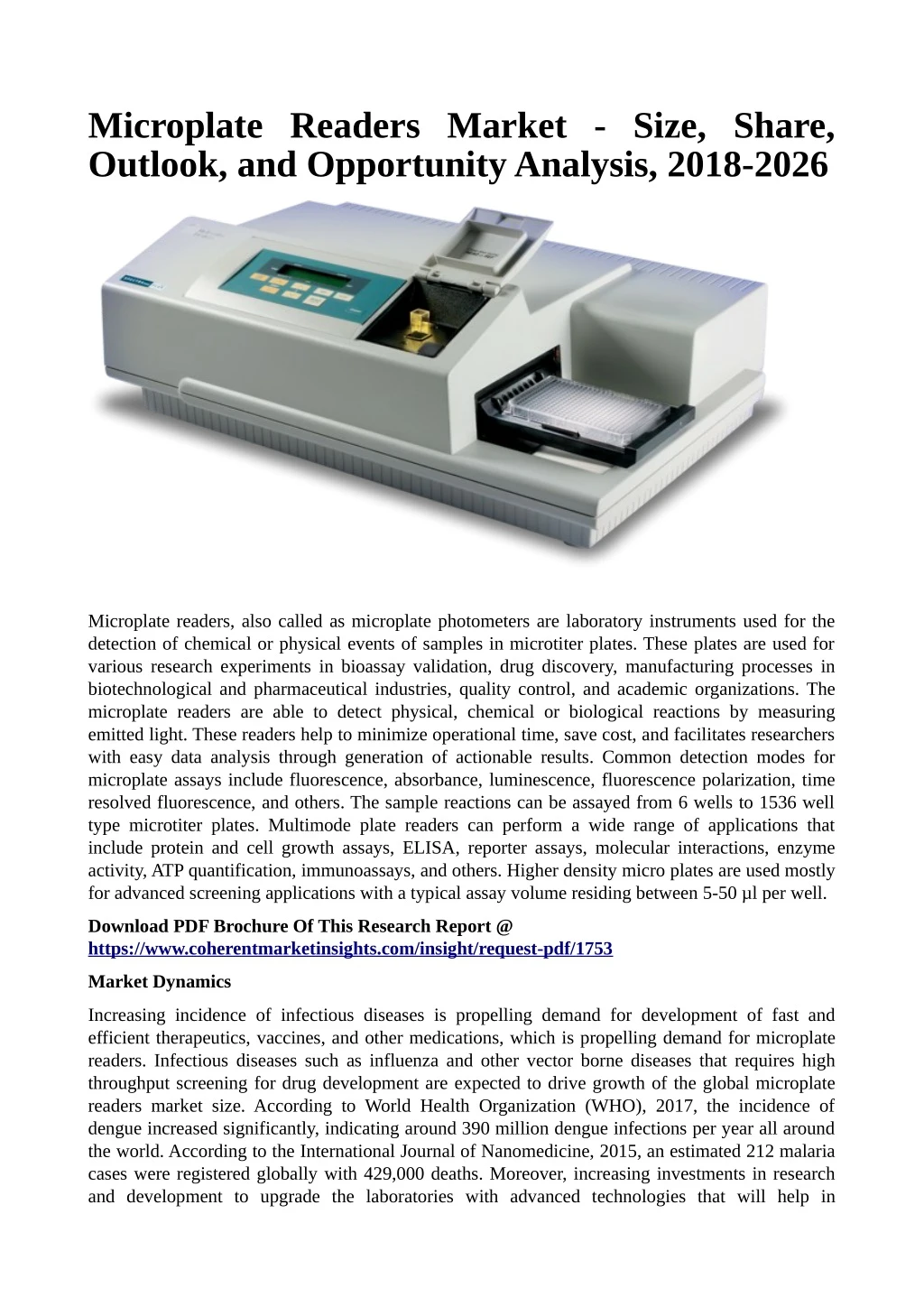 microplate readers market size share outlook