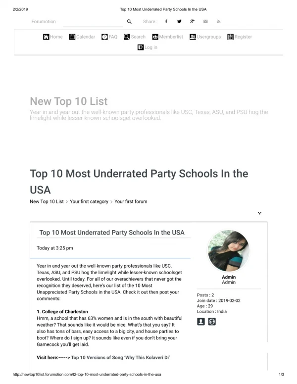 Top 10 Most Underrated Party Schools In the USA