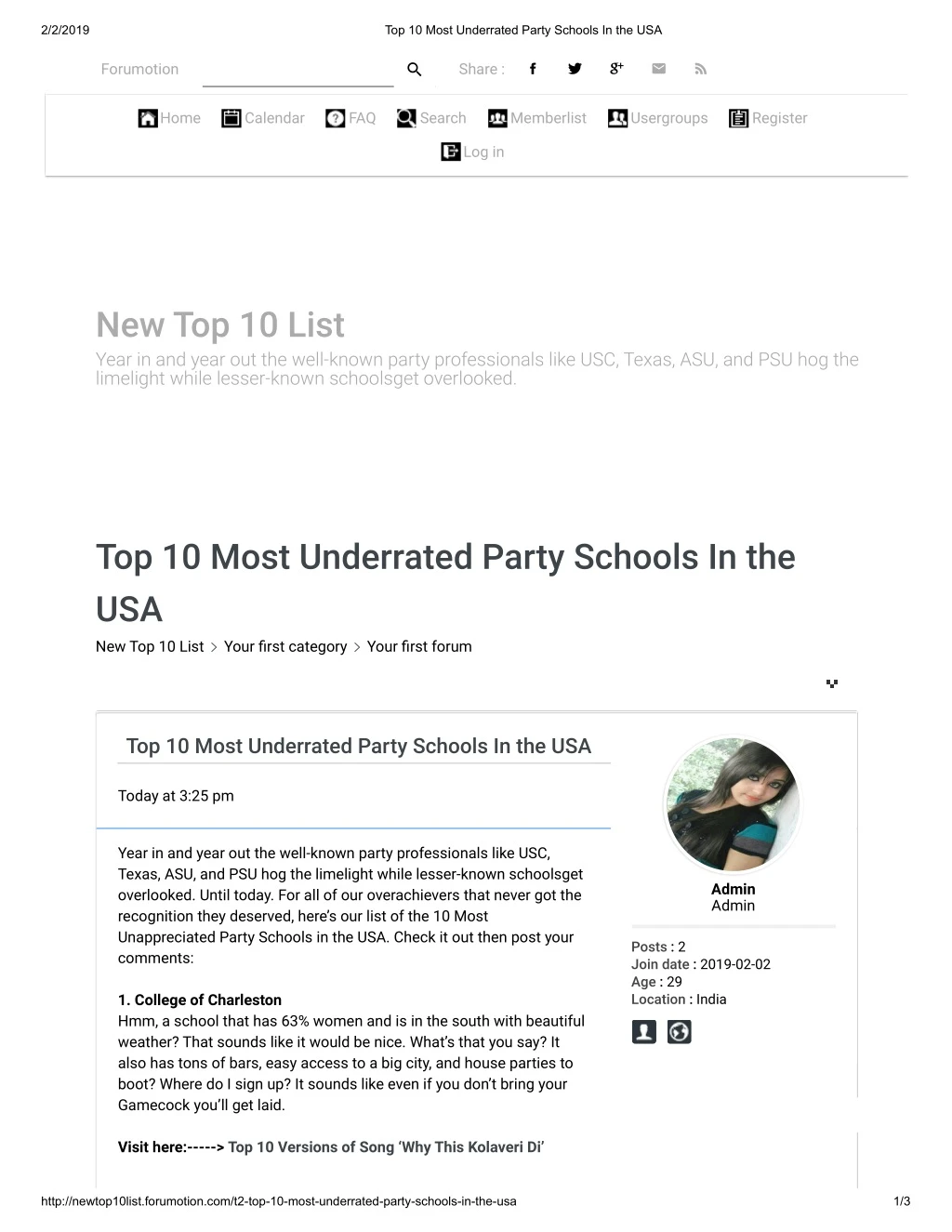 PPT Top 10 Most Underrated Party Schools In the USA PowerPoint