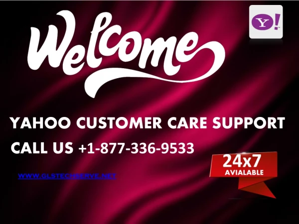 Yahoo Customer Care Support 1 (877) 336 9533
