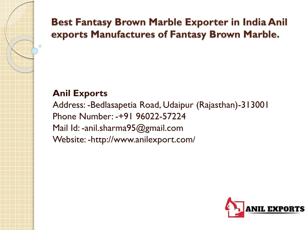 best fantasy brown marble exporter in india anil exports manufactures of fantasy brown marble