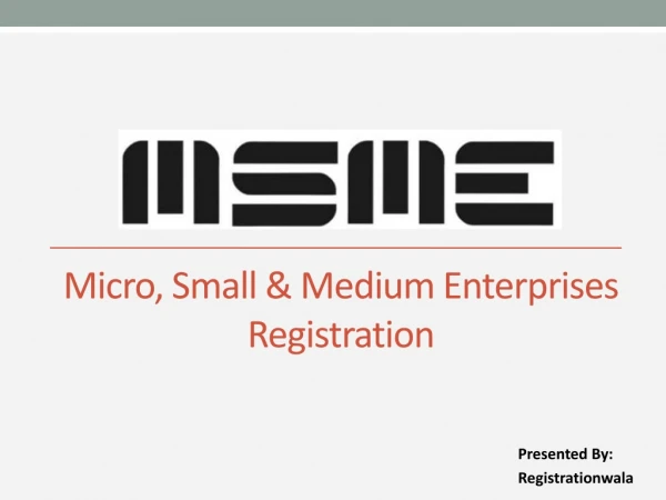 Udyog Aadhar Registration | MSME Registration – Registrationwala