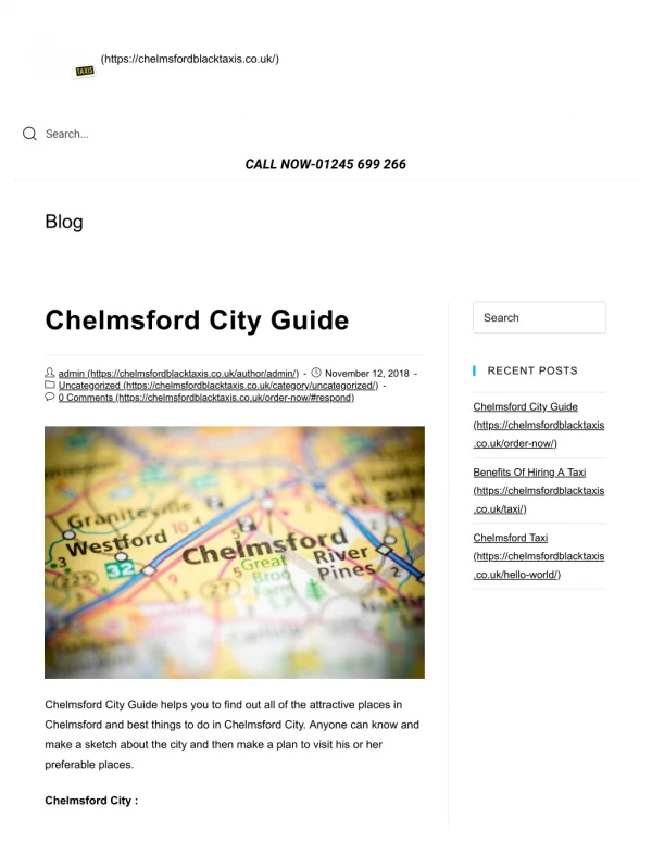 Chelmsford City Guide - Chelmsford Black Taxis