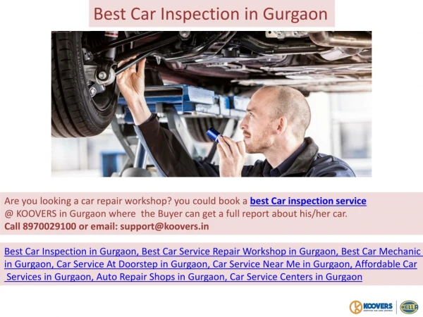 Best Car Inspection in Gurgaon