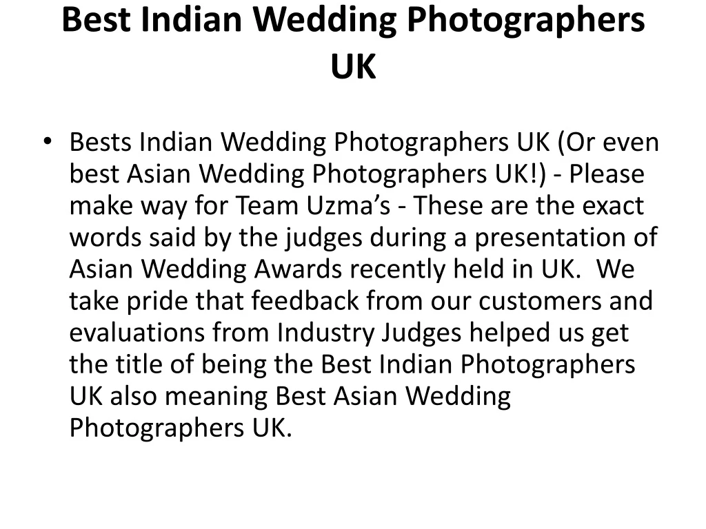 best indian wedding photographers uk