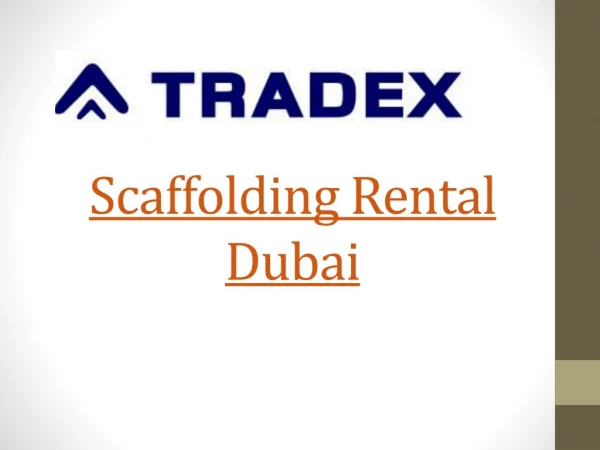scaffolding rental dubai | scaffolding rental company in dubai