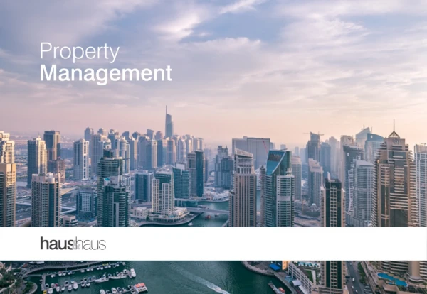 Property Management Service In Dubai