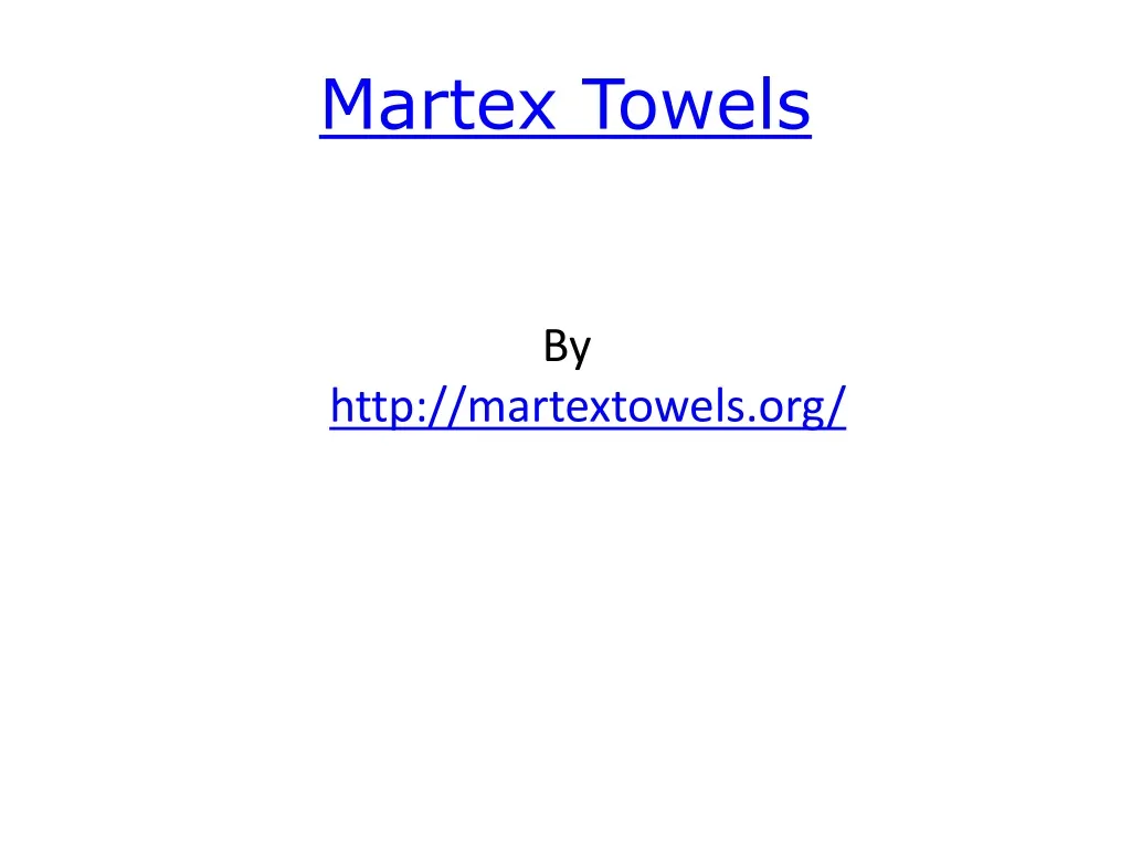 martex towels