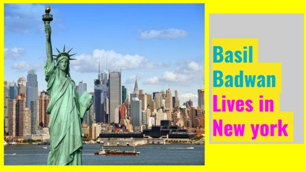 Basil Badwan - Famous Business consultant in U.S.A.