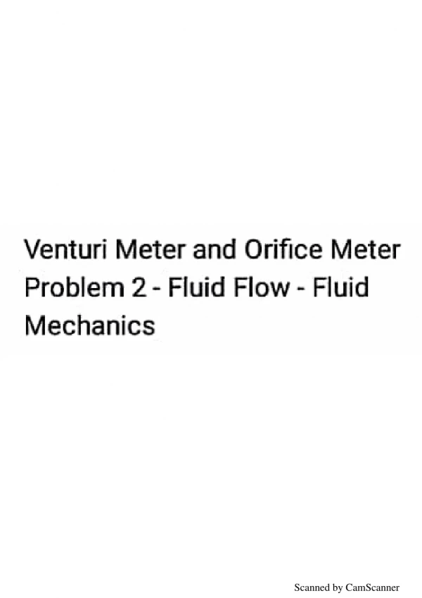 Fluid Mechanics