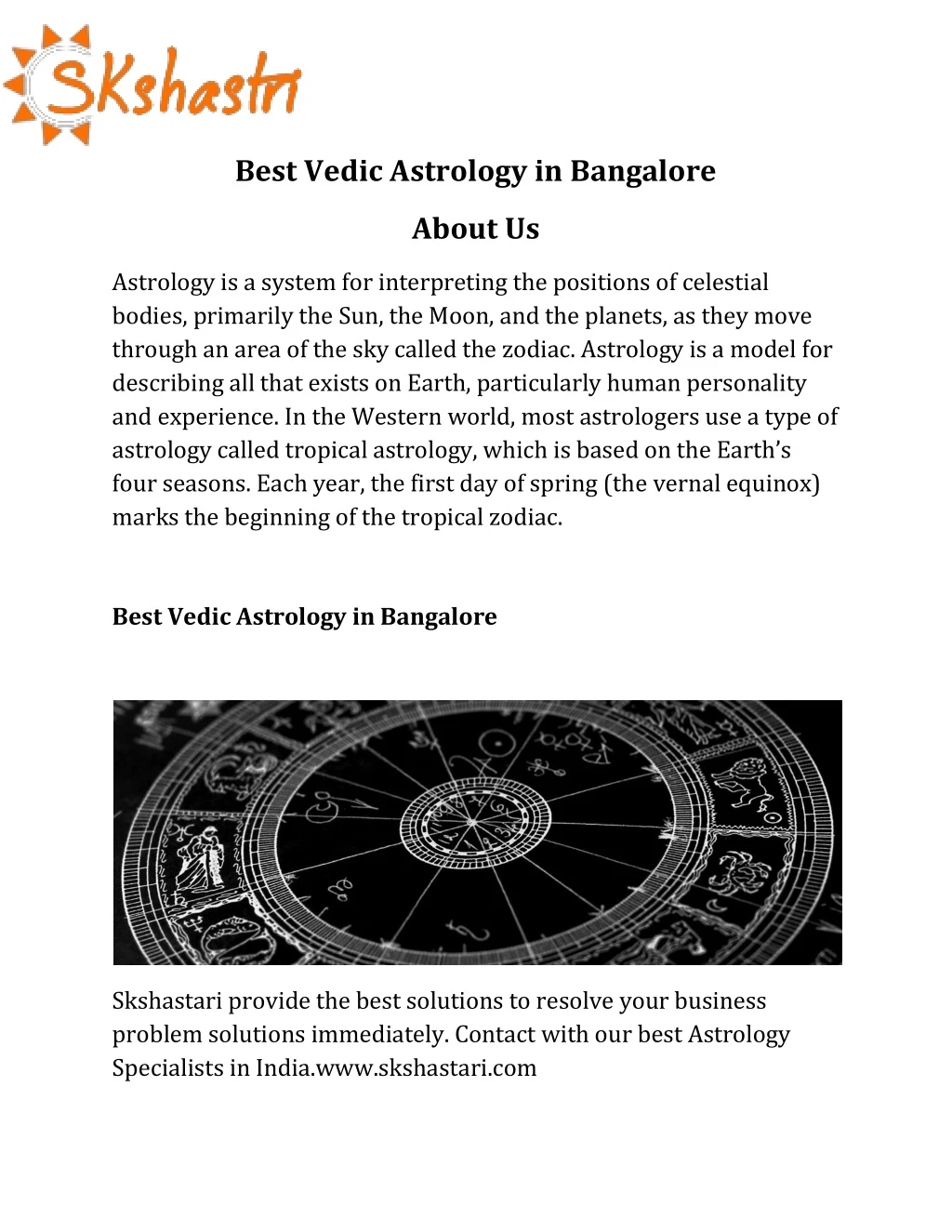 best vedic astrology in bangalore