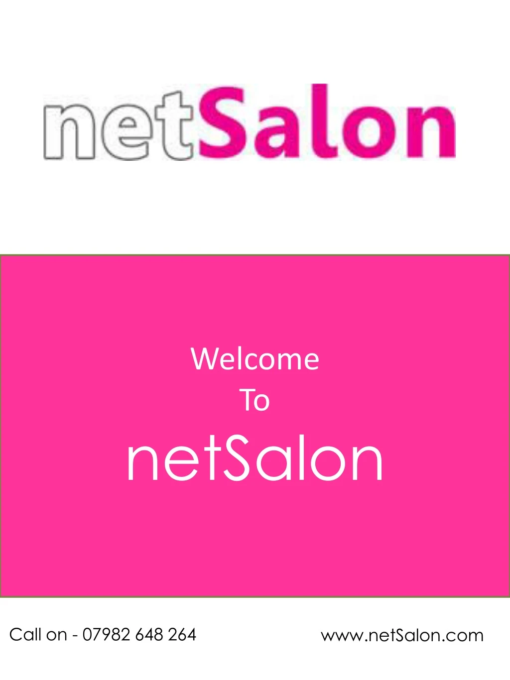 welcome to netsalon