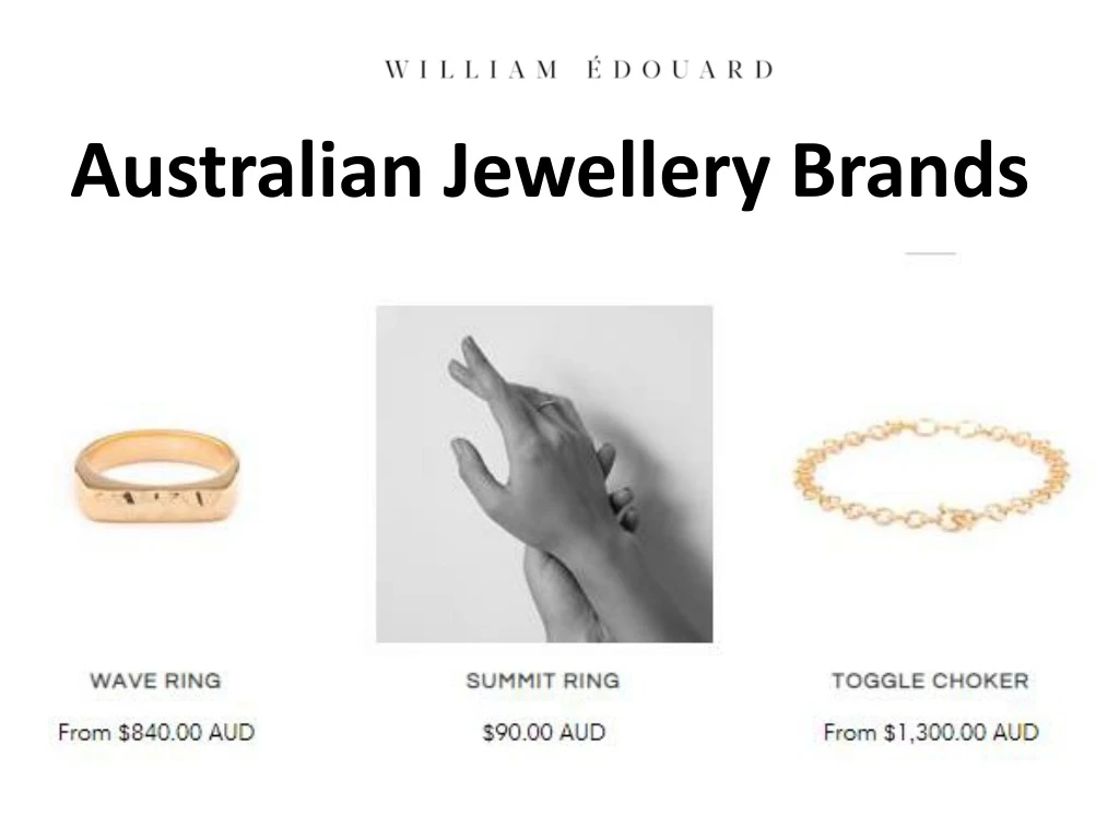 australian jewellery brands