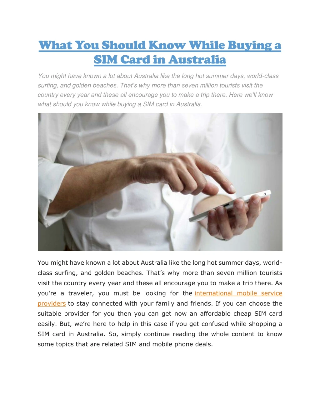 what you should know while buying a sim card