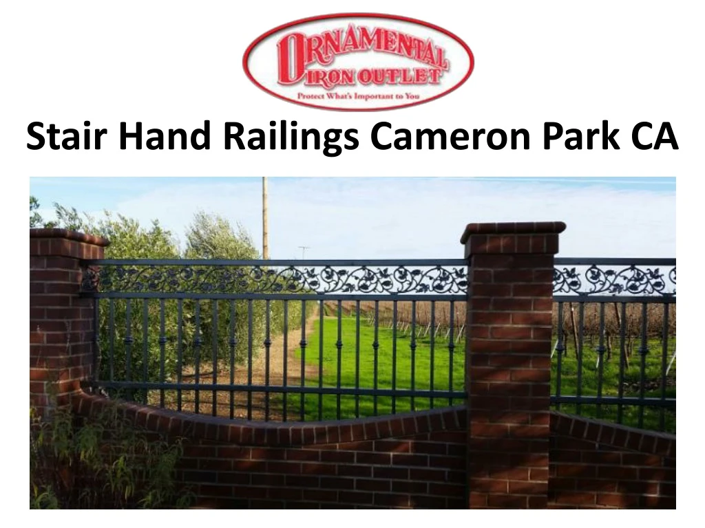 stair hand railings cameron park ca