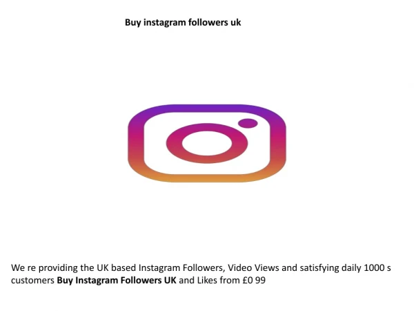 buy instagram followers uk