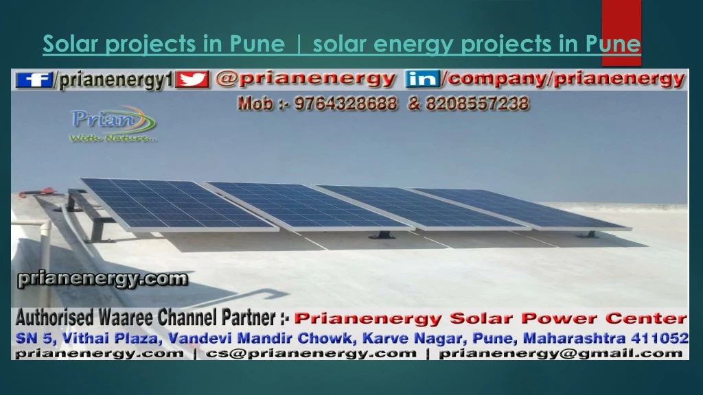 solar projects in pune solar energy projects