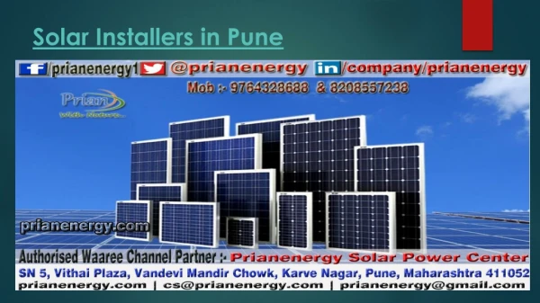 prianenergy | Solar Installers in Pune