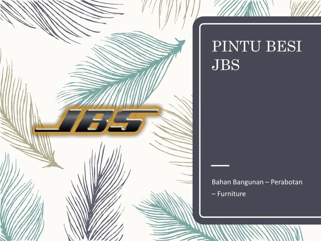 pintu besi jbs