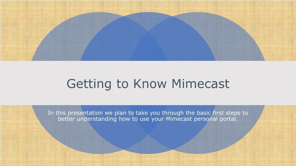 getting to know mimecast
