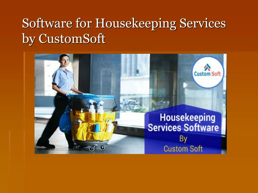 software for housekeeping services by customsoft