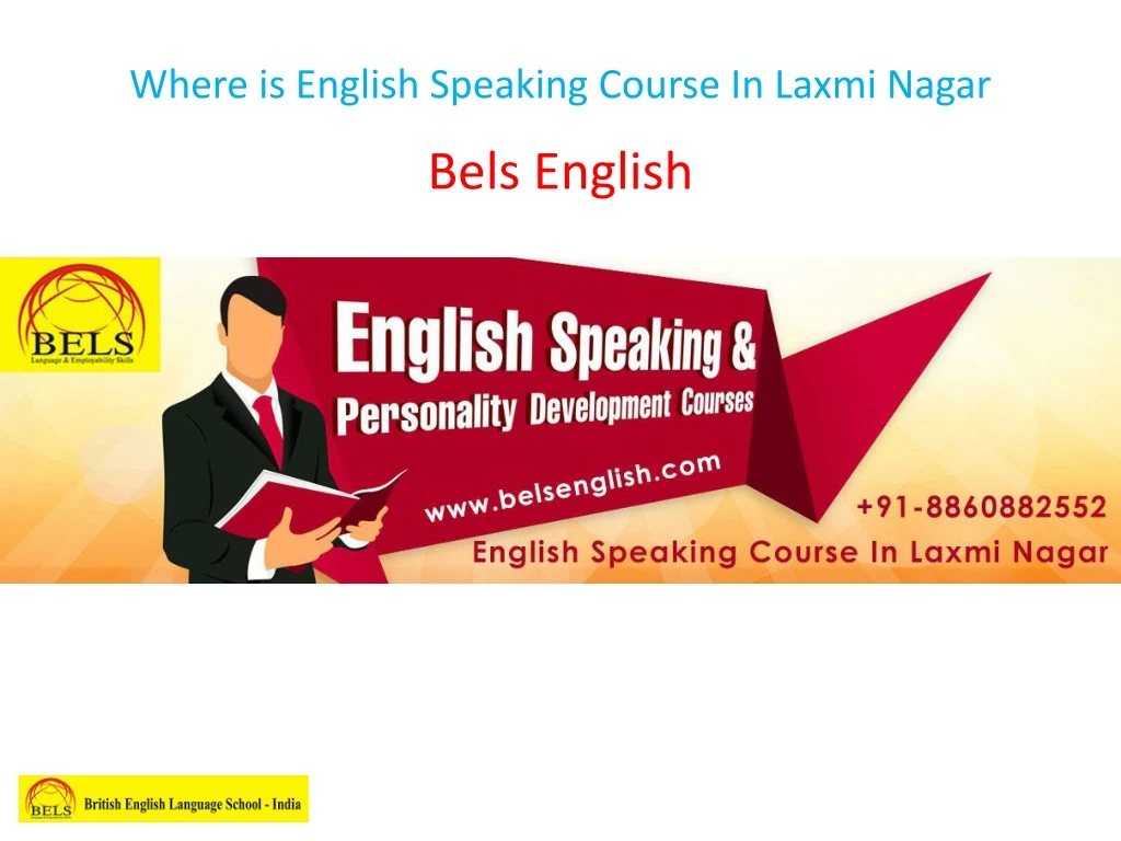 where is english speaking course in laxmi nagar