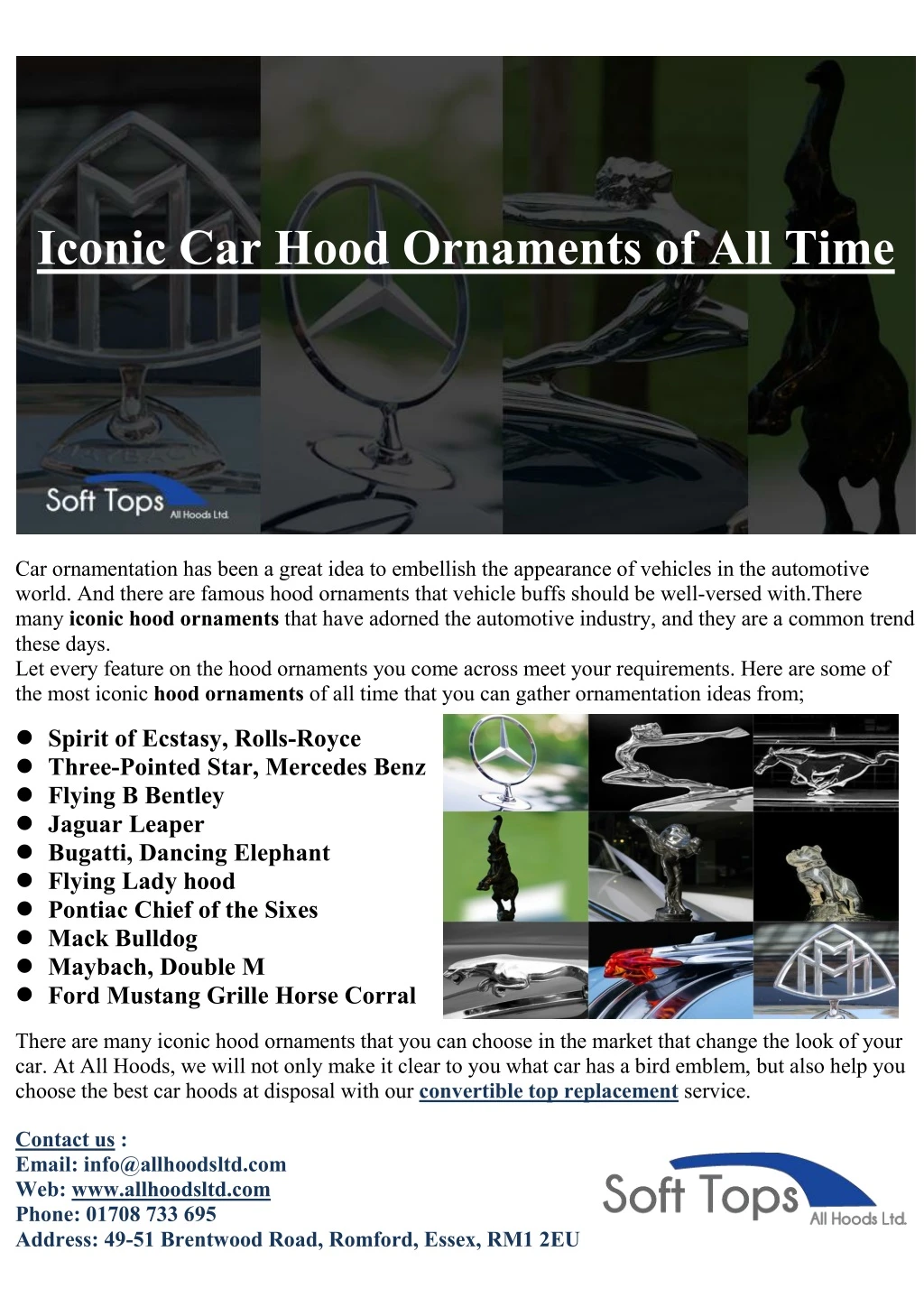 iconic car hood ornaments of all time