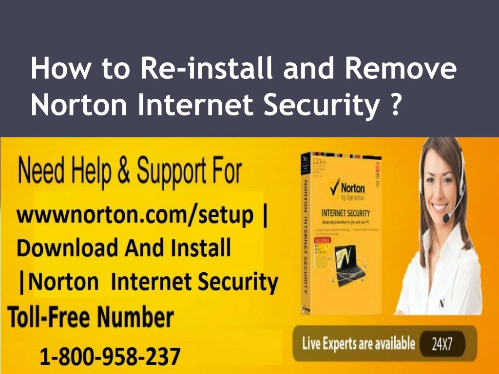 how to re install and remove norton internet security