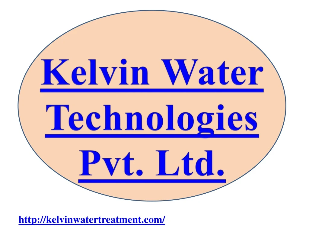 kelvin water technologies pvt ltd