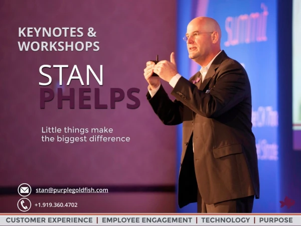 Stan Phelps Customer Experience and Employee Engagement Keynote Speaker Kit