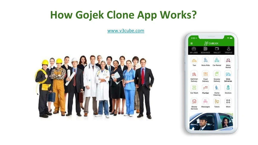 how gojek clone app works