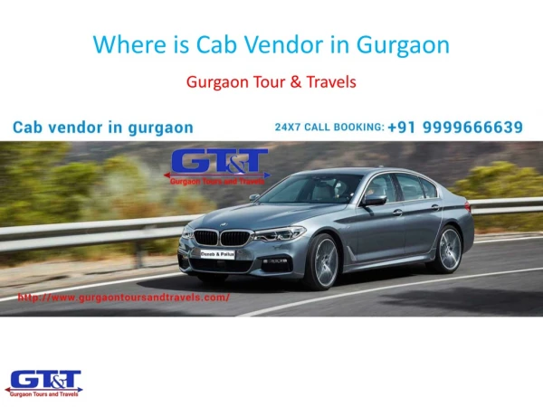 Where is Cab Vendor in Gurgaon